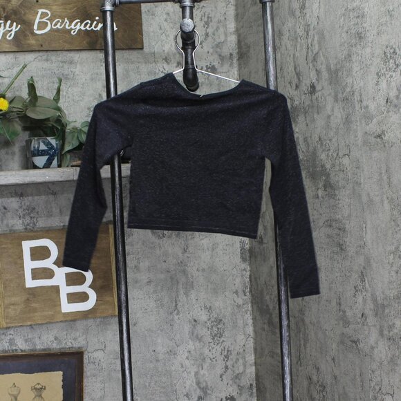 NWT All In Motion Girls Seamless Long Sleeve T-Shirt 91465457 Black M - Picture 5 of 7